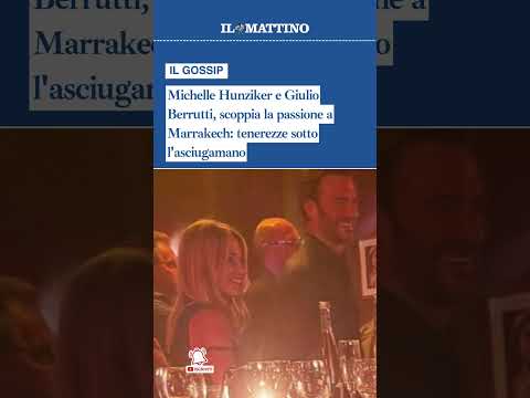 Video Michelle Hunziker e Giulio Berrutti, scoppia la passione a Marrakech: tenerezze sotto l'asciugamano
