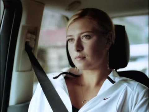 Nike's CM starring by Maria Sharapova.