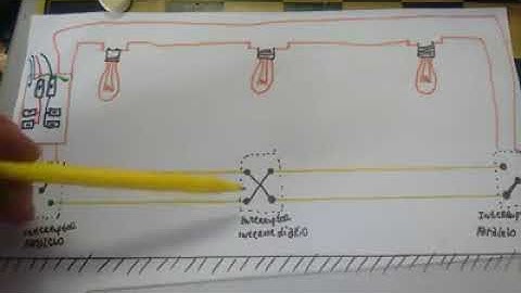 CONTROLE DE LAMPADAS POR LIGAÇÃO DE INTERRUPTOR PARALELO E INTERMEDIÁRIO