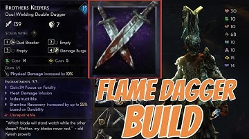 Assassin on Fire: Flame Dagger Build Guide - No Rest For The Wicked