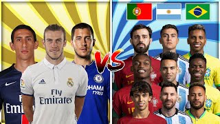 Prime Bale Hazard Di Maria 🆚 Portugal Argentina France (Messi, Ronaldo, Neymar)💪⚽🔥