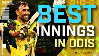 Thumbnail for Was Glenn Maxwell's innings the best ODI knock of all time? | #cwc2023 | #odiworldcup2023 | #cricket