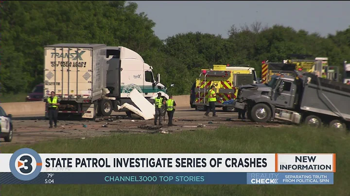 Wisconsin State Patrol investigates series of crashes on I-39/90