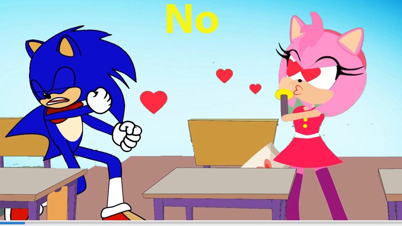 Sonic & Amy Squad With Shadow the Hedgehog Run for love - Sonic