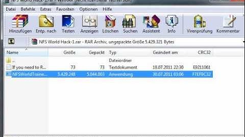 NFS World Trainer Problem *English*