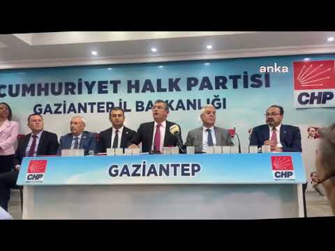 CHP Grup Başkanvekili Özgür Özel, CHP Gaziantep İl Başkanlığı'nda Açıklama Yapıyor | 29.06.2022