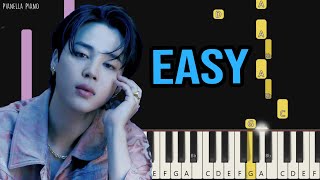 Jimin - Like Crazy | EASY Piano Tutorial by Pianella Piano