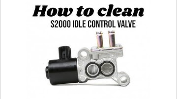 S2000 Idle Issue - Idle Air Control Valve FIX