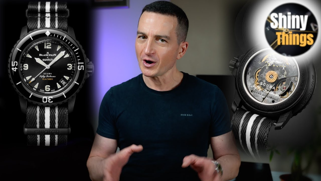 スウォッチxブランパン　ブラック　リペア品 Bioceramic Scuba Fifty Fathomsコレクション - Blancpain X Swatch