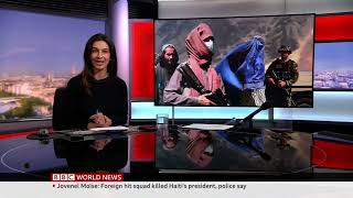 BBC World News Afghanistan Special intro 13:00 BST 9.7.21