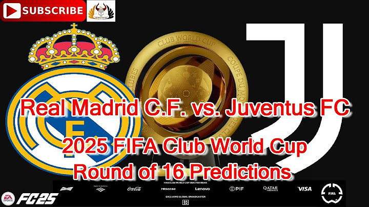 Real Madrid C.F. vs. Juventus FC | 2025 FIFA Club World Cup | Predictions EA Sports FC25