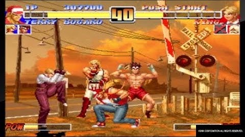 The King of Fighters 96 Fatal Fury Team vs Mixed Team 7
