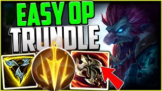 TRUNDLE TOP IS NOT FAIR...  How to Play Trundle Top & CARRY for Beginners (Best Build/Runes)