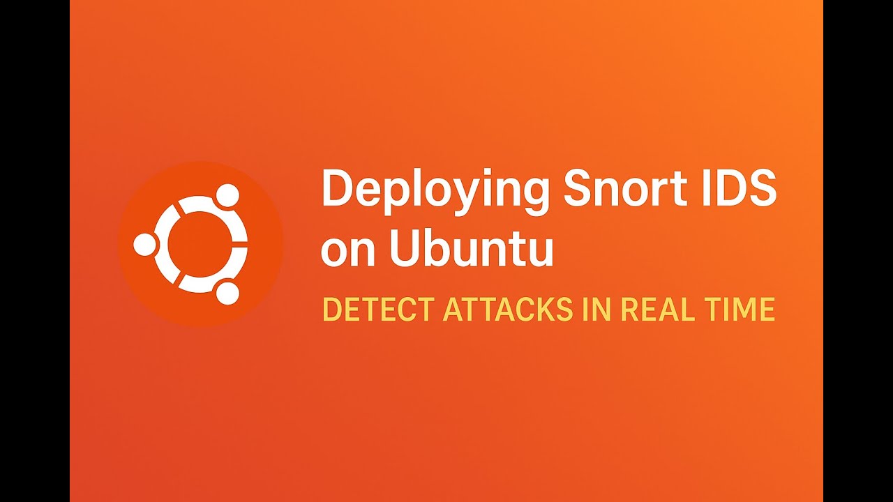 Snort IDS Deployment & Attack Detection Lab 