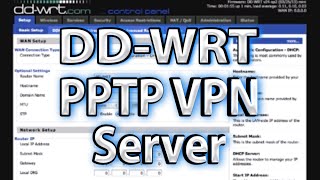 ... how to create/config a dd-wrt pptp vpn server. this setup will
bridged two routers, allowing any host connected the network,...