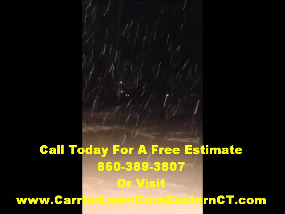 Snow Removal Groton CT Carrier Lawn Care & Landscaping YouTube