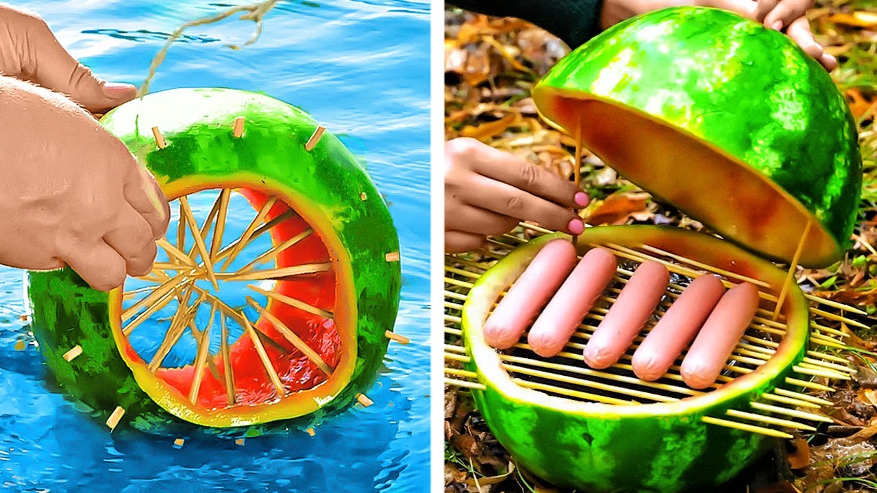 Crazy Watermelon Hacks || Party Ideas, Recipes And Peeling Tricks