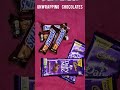 Unwrapping Chocolates | #snickers #dairymilk #cadbury #chocolate #cravings #midnight #snacks #food