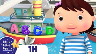 ABC Vehicles + More Nursery Rhymes & Kids Songs - ABCs and 123s | Learn with Little Baby Bum