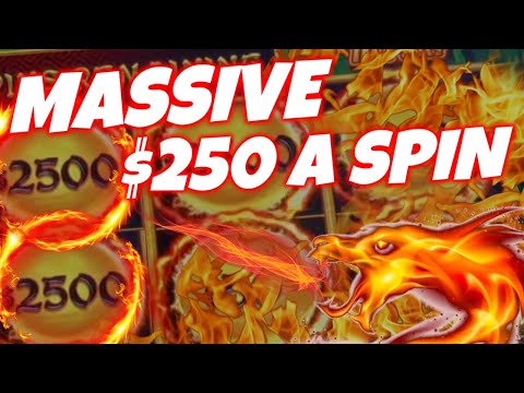$250 HIGH LIMIT SPINS! - MUST SEE JACKPOT MAX BETTING DRAGON LINK AUTUMN MOON