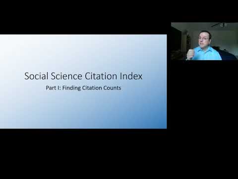 Vidéo: Index De Citation RSCI, Caractéristiques De Son Utilisation