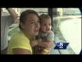 Superhero window washers surprise sick children