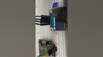 Oled display with esp8266