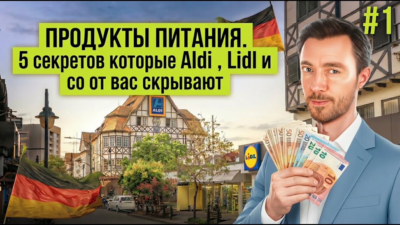 🔥ПРОДУКТЫ ПИТАНИЯ! 5 секретов которые Aldi, Lidl и co от вас скрывают