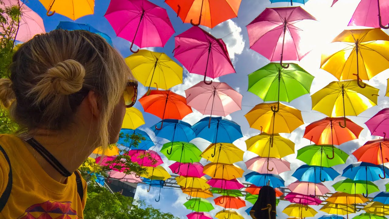 super enthused, umbrella sky project, art in public places, sextafeira, gir...