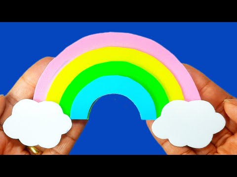 Como fazer ARCO-ÍRIS EM EVA | IDEIAS em EVA ❤️ Hellen Chagas
