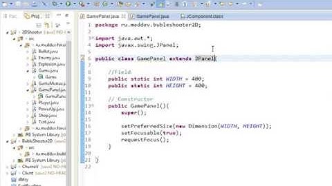 Java разработка игры с нуля - Конструктор - Часть 2