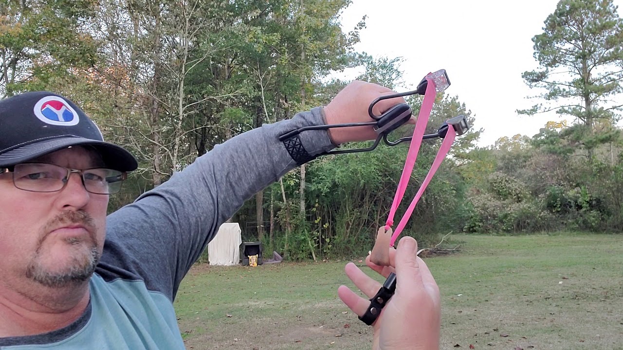 "Quick Shot" slingshot review. Silent Demo. YouTube