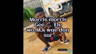 Mk Nanni x Morris Gee - joke money lyrics video.