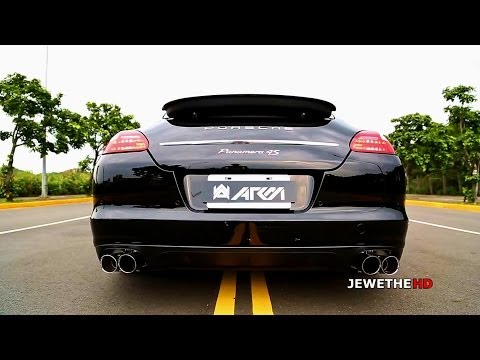 LOUD Porsche Panamera 4S W/ ARMYTRIX Catback Exhaust! REVS & Acceleration!