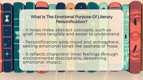 What Is The Emotional Purpose Of Literary Personification? - The Prose Path
