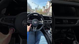 2024 Alfa Romeo Stelvio Quadrifoglio start up, turn off ￼