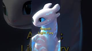 Your birthday month is your dragon for life