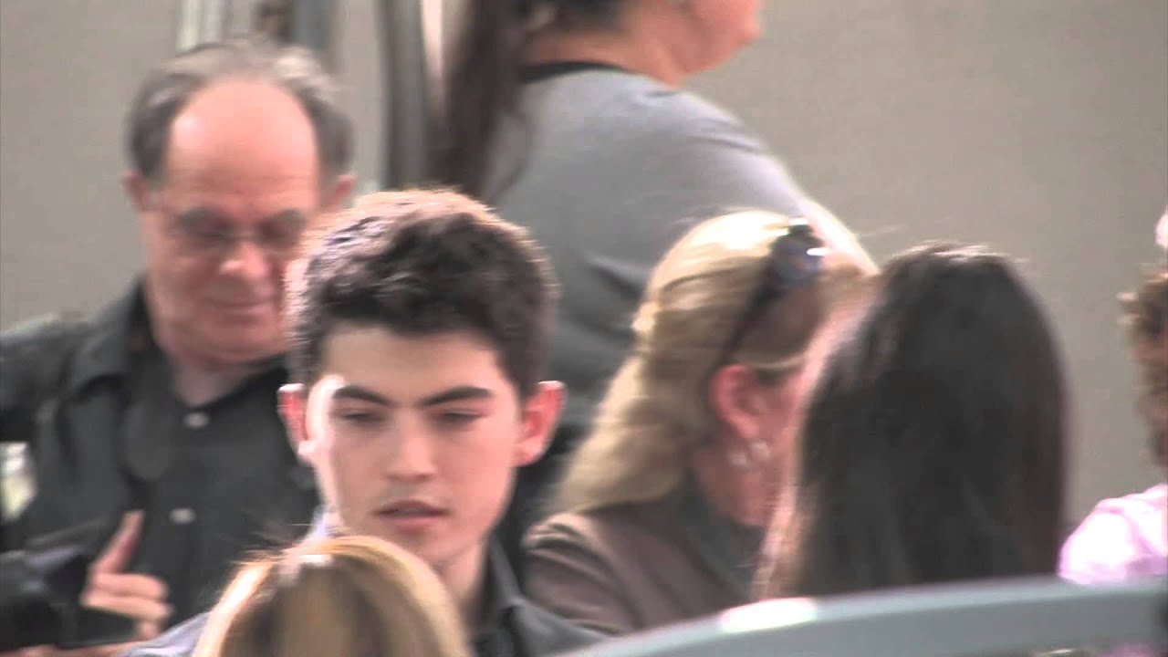 Ian Nelson arriving to Best Of Me Premiere