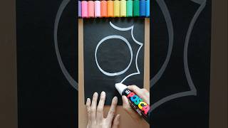 Activating MyTHICK White Posca Markers!#sprunki #sprunkiincredibox #art #posca#drawing