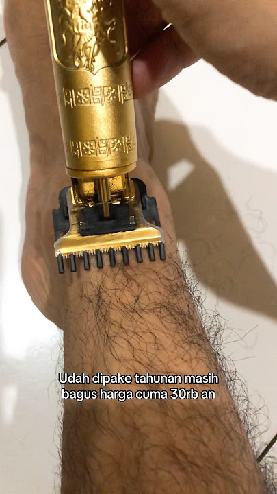Tutorial cukur bulu kaki