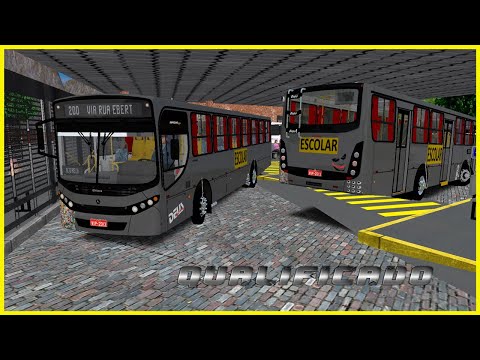 ✅OMSI 2 SUBINDO MORRO COM QUALIFICADO ESCOLAR CAIO APACHE VIP III MAPA CIDADE SERRANO