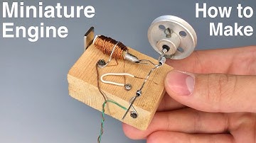 How to Make a Mini Engine - Very Powerful - DIY Realistic Miniature Engine - Amazing invention