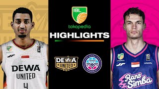 Highlight: Dewa United Banten vs Rans Simba Bogor | May 12, 2024 | IBL Tokopedia 2024