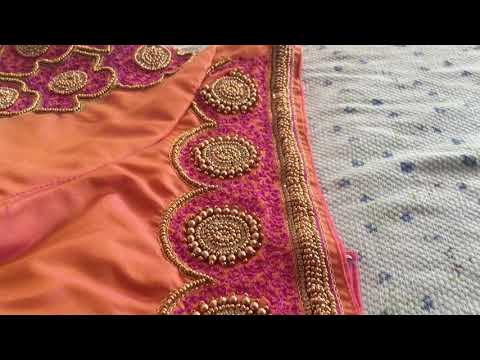 Aari Work | Blouse New Design | Neck Design | Hand Design Aari Work ...