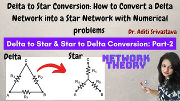 HOW TO CONVERT A DELTA NETWORK INTO STAR NETWORK | STAR TO DELTA AND DELTA TO STAR CONVERSION PART-2