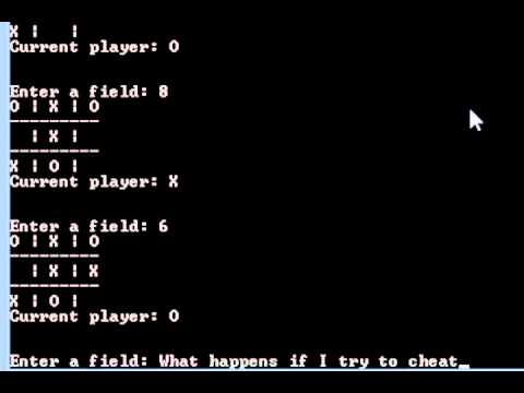 First C++ Game - Tic Tac Toe - YouTube