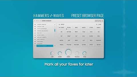 Hammers + Waves - Presets Explained