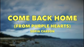 Sofia Carson - Come Back Home (From \