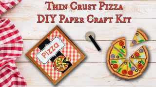 Pizza Day Art & Craft Kit / Step by Step Tutorial Video Included/ Food  Craft for 5-10yrs/ Art and Craft kit for kid