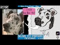 Easy one line art for beginners  pet portrait procreate  pet tutorial designs  oneline ep14